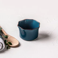 KSP Tuscana Fluted Ramekin 10cm Dia. x 6cm (Peacock)
