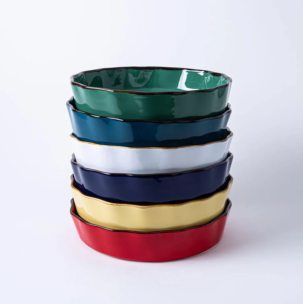 KSP Tuscana Fluted Tart Dish (White)