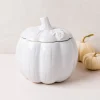 KSP Tuscana Harvest Pumpkin Canister Lg (White)