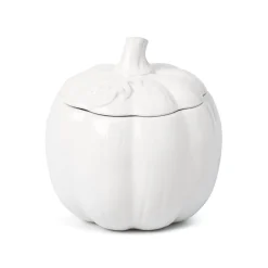 KSP Tuscana Harvest Pumpkin Canister Lg (White)
