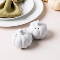 KSP Tuscana Harvest Pumpkin Salt & Pepper (White)