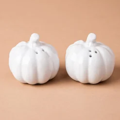 KSP Tuscana Harvest Pumpkin Salt & Pepper (White)
