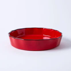 KSP Tuscana Round Fluted Pie Dish (Red)