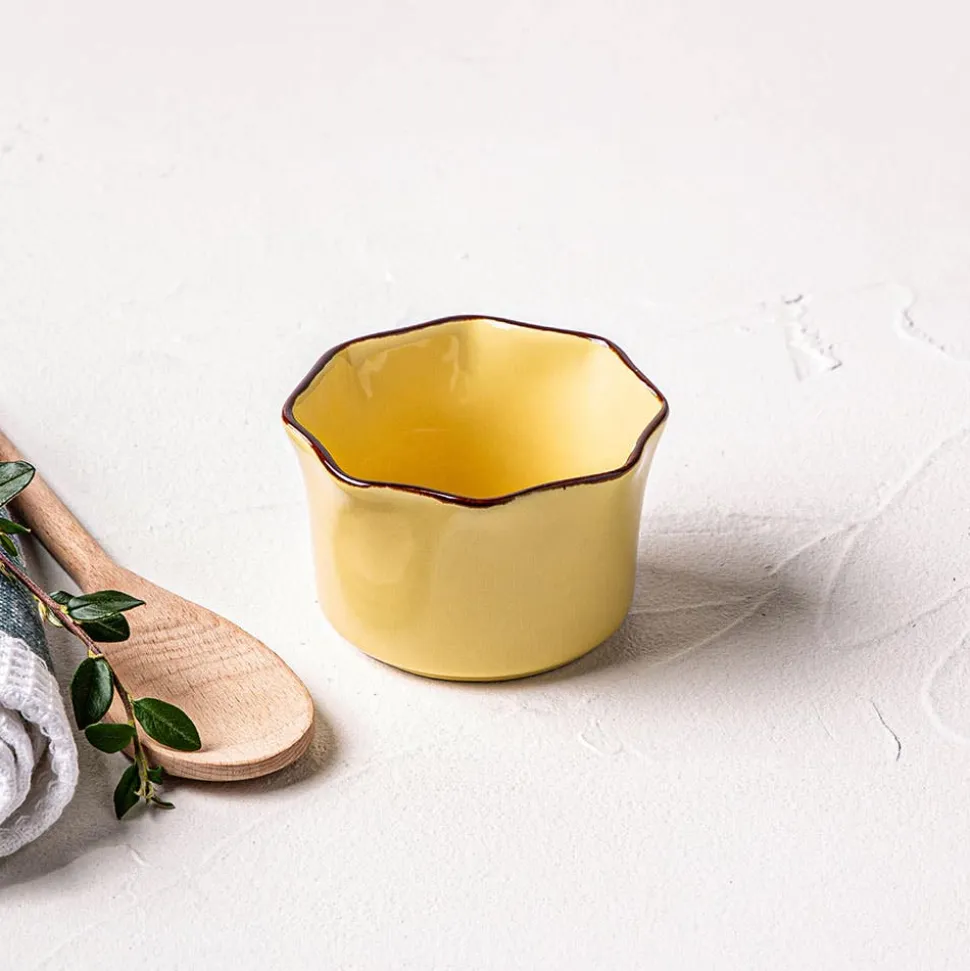 KSP Tuscana Round Fluted Ramekin (Yellow)