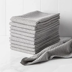 KSP Ultimate Clean All-Purpose Microfiber Cloth - Set/10 (Grey)