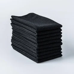 KSP Ultimate Clean All-Purpose Microfiber Cloth - Set/10 (Black)