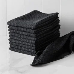 KSP Ultimate Clean All-Purpose Microfiber Cloth - Set/10 (Black)