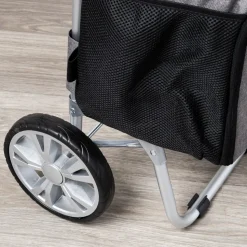 KSP Urban 'Linen Look' Aluminum Shopping Trolley (Grey)
