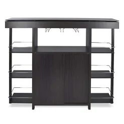 KSP Venice Bar Unit with Glass Top (Espresso)