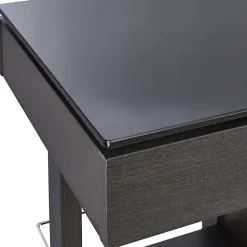 KSP Venice Bar Unit with Glass Top (Espresso)