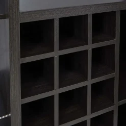 KSP Venice Bar Unit with Glass Top (Espresso)
