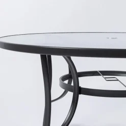 KSP Verona 'Round' Patio Table and Chairs - Set of 5 (Grey)