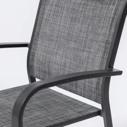 KSP Verona 'Round' Patio Table and Chairs - Set of 5 (Grey)