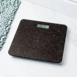KSP Verra Glass 'Granite' Digital Bathroom Scale (Black)