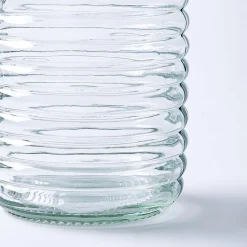 KSP Verrone 'Ribbed' Glass Bottle with Stopper (1L)