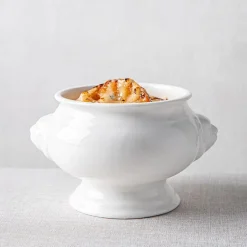 KSP Versailles Porcelain Onion Soup Bowl - Set of 4 (White)