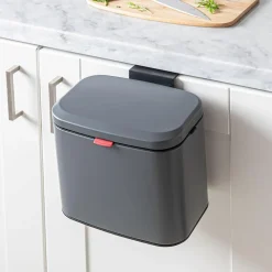 KSP Vesper Compost Bin with Hanging Hook (Matte Grey)