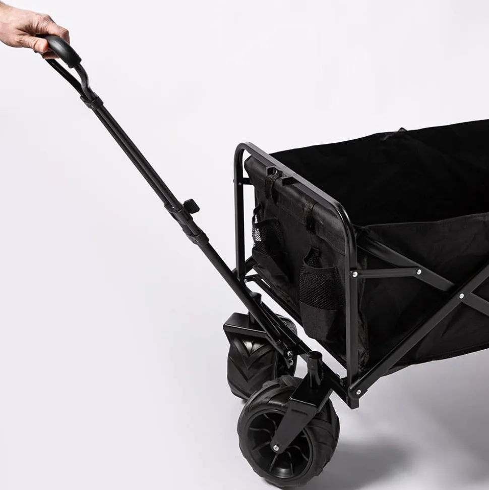 KSP Wheels 'Solid' Collapsible Wagon (Black)