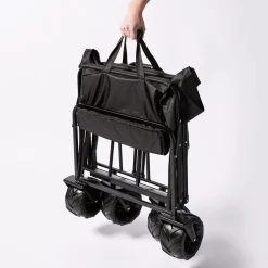 KSP Wheels 'Solid' Collapsible Wagon (Black)
