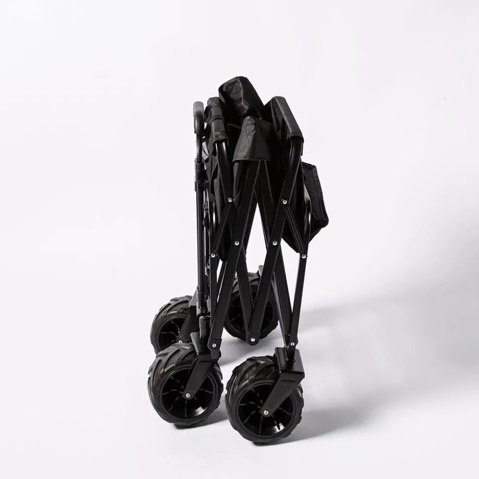 KSP Wheels 'Solid' Collapsible Wagon (Black)