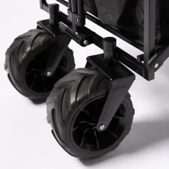 KSP Wheels 'Solid' Collapsible Wagon (Black)
