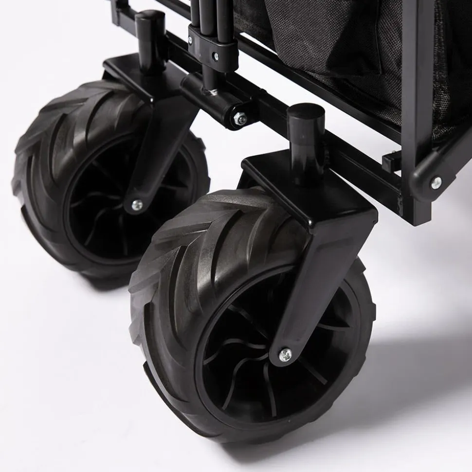 KSP Wheels 'Solid' Collapsible Wagon (Black)