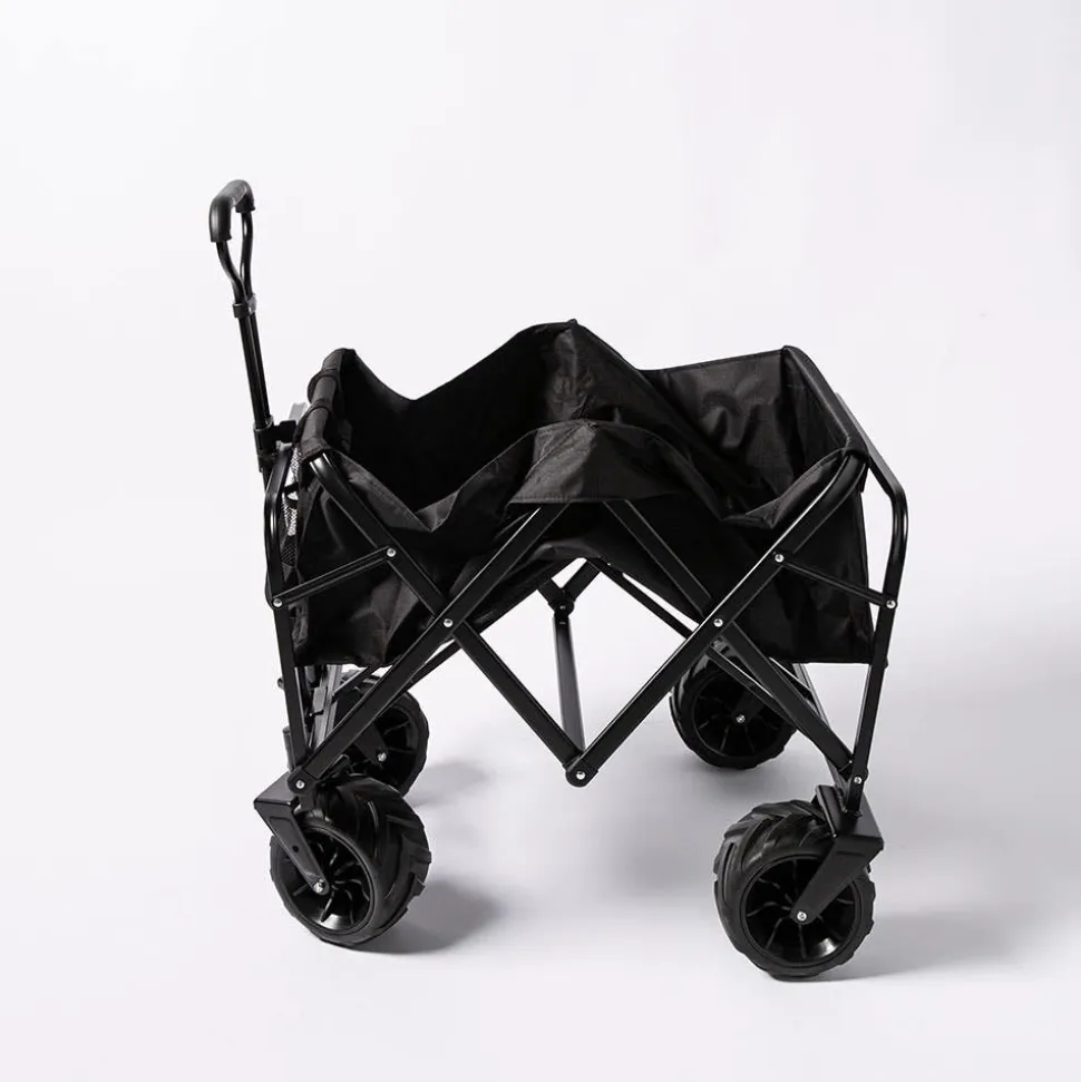 KSP Wheels 'Solid' Collapsible Wagon (Black)