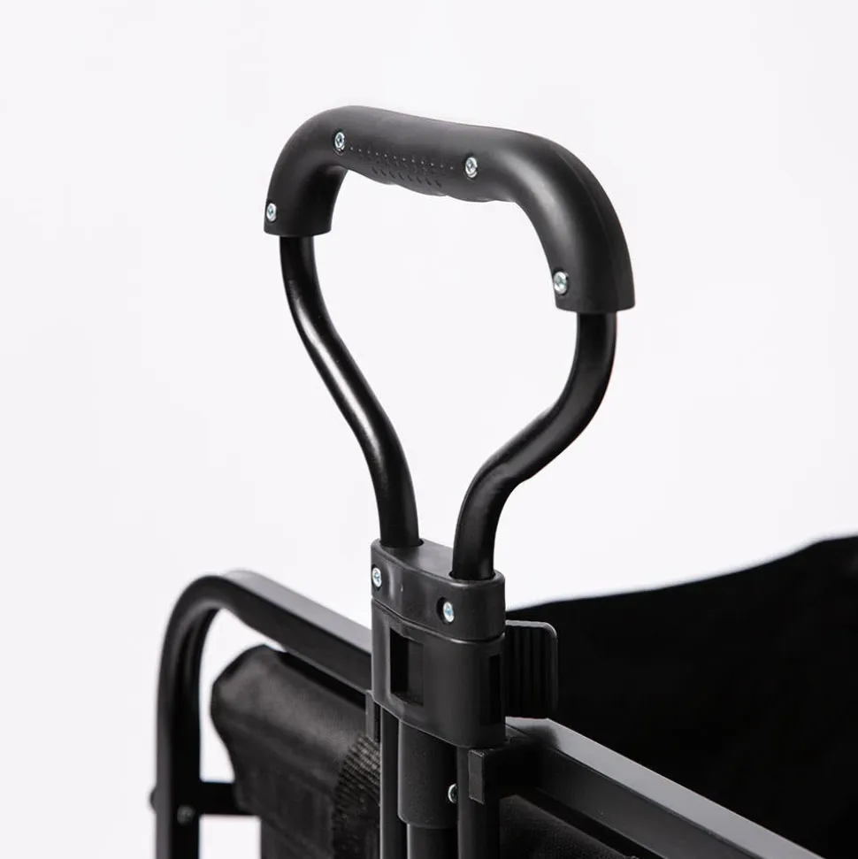 KSP Wheels 'Solid' Collapsible Wagon (Black)