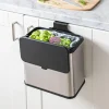 KSP Zephyr 'Fingerprint-Proof' Compost Bin w/Hook (5L)