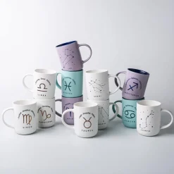 KSP Zodiac 'Aries' Porcelain Mug 16oz. (Pink)