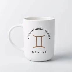 KSP Zodiac 'Gemini' Porcelain Mug 16oz. (White)