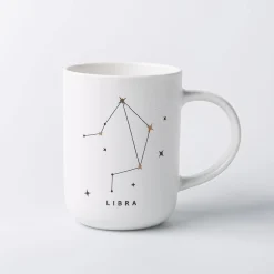 KSP Zodiac 'Libra' Porcelain Mug 16oz. (White)