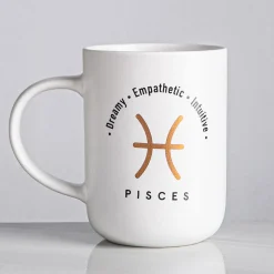 KSP Zodiac 'Pisces' Porcelain Mug (White)