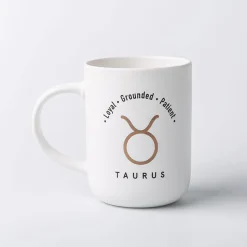 KSP Zodiac 'Taurus' Porcelain Mug 16oz. (White)