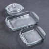 Libbey Baker's Basics Glass Bakeware Combo - Set of 4 (Clear)
