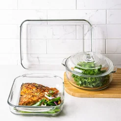Libbey Baker's Basics Glass Bakeware Combo - Set of 4 (Clear)