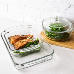 Libbey Baker's Basics Glass Bakeware Combo - Set of 4 (Clear)