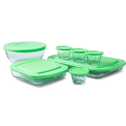 Libbey Baker's Basics Glass Bakeware Combo - Set of 14