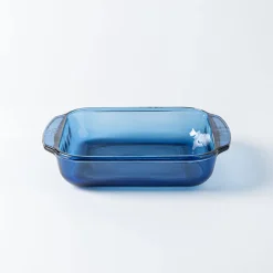 Libbey Baker's Basics Glass Square Baker 1.7 L (Azul Denim Blue)