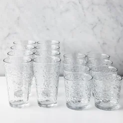 Libbey Tumbler & Rocks 'Frost' Combo - Set of 16 (Clear)