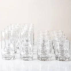 Libbey Tumbler & Rocks 'Impressions' Combo - Set of 16 (Clear)