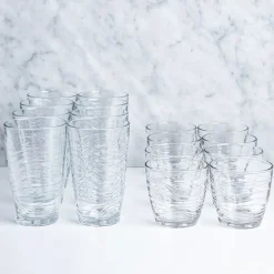 Libbey Tumbler & Rocks 'Orbita' Combo - Set of 16 (Clear)