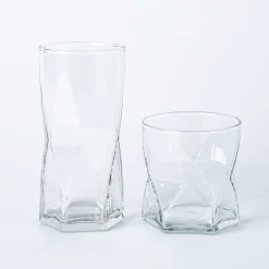 Libbey Tumbler & Rocks 'Rhombus' Combo - Set of 16 (Clear)