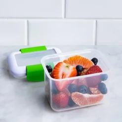 Locksy Click 'N' Go 440ml Snack Container (Green)