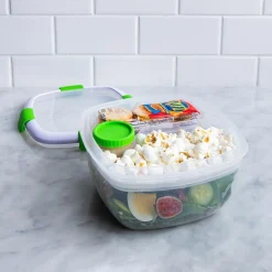 Locksy Click 'N' Go Salad Container (Green)