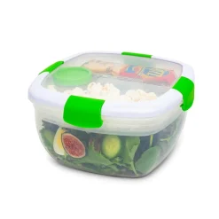 Locksy Click 'N' Go Salad Container (Green)