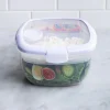 Locksy Click 'N' Go Salad Container (White)