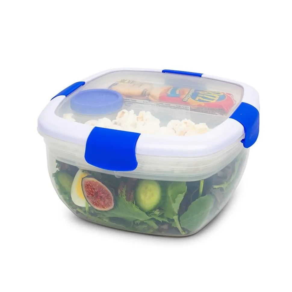 Locksy Click 'N' Go Salad Container (Blue)