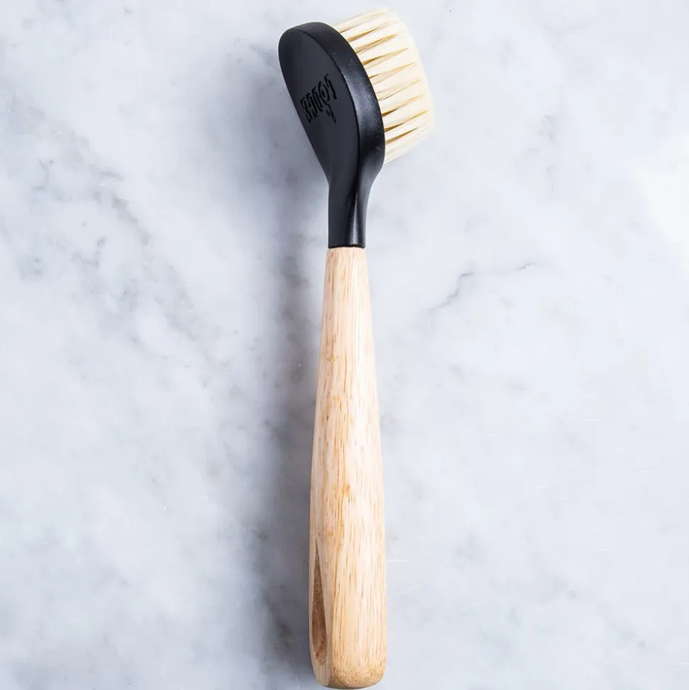 Lodge Kitchen Gear Wood Cast Iron Scrubber Brush (Natural)