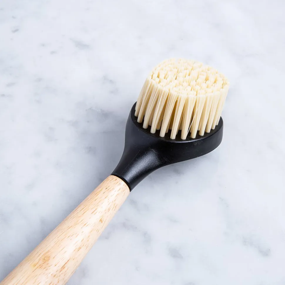 Lodge Kitchen Gear Wood Cast Iron Scrubber Brush (Natural)